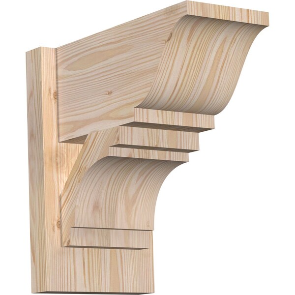 Ekena Millwork Merced Traditional Smooth Outlooker, Douglas Fir, 7 1/2"W x 14"D x 14"H OUT08X14X14MRC01SDF - main
